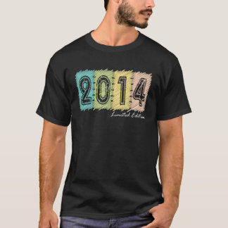 8e verjaardag van het meisje van 8 jaar 2014 t-shirt