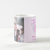 8e verjaardag van het tourmaline-hart, foto op maa koffiemok (Center)