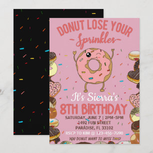 8e verjaardag: Verlies je sprinkhaan meisjes Kaart