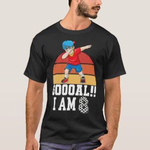 8e verjaardag Voetbal Voetbal Verjaardag Partij 8  T-shirt