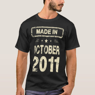 8e verjaardagsgrapje gemaakt in oktober 2011 t-shirt