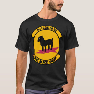 8e vierkant &quot;de zwarte schaap&quot; ( t-shirt