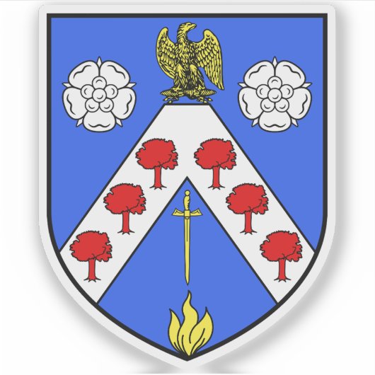 8e (VIII) arrondissement Parijs - Élysée Sticker (Voorkant)