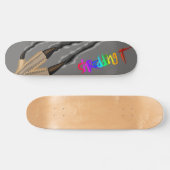 8in SHREDDING IT DECK Persoonlijk Skateboard (Horizontaal)