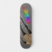 8in SHREDDING IT DECK Persoonlijk Skateboard (Voorkant)