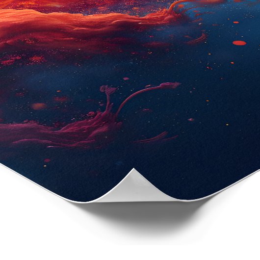 8K Abstract Visions: Modern Textures & Fluid Art Poster (Hoek)