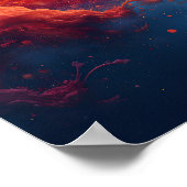 8K Abstracte Visies: Moderne Texturen & Vloeibare  Poster (Hoek)