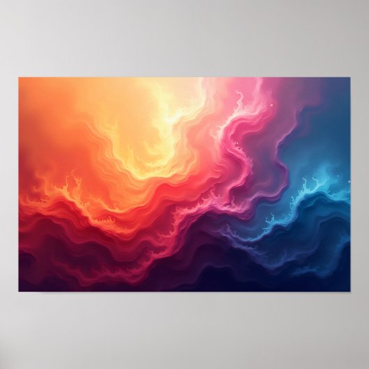 8K Abstracte Visies: Moderne Texturen & Vloeibare Poster (Voorkant)