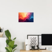8K Abstracte Visies: Moderne Texturen & Vloeibare Poster (Thuiskantoor)