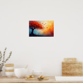 8K Abstracte Visies: Moderne Texturen & Vloeibare Poster (Keuken)