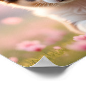 8K Corgi-Realistic Puppy in Autumn Maple Leaves Poster (Hoek)