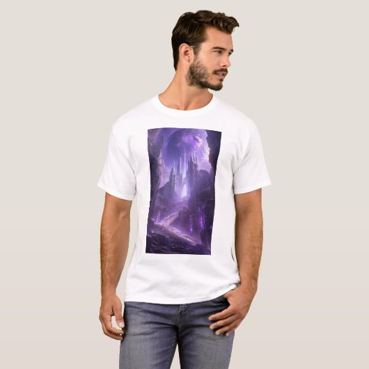 8K Hoge Resolutie Digitale Manipulatie Surreal T- T-shirt (Voorkant volledig)