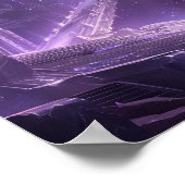 8K hoge resolutie surrealistische digitale kunst P Poster (Hoek)