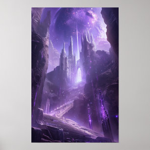 8K hoge resolutie surrealistische digitale kunst P Poster