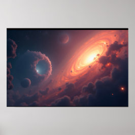 8K Multiverse Horizons: Milky Way & Parallel Dimen Poster