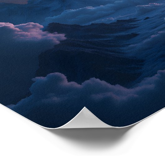 8K Multiverse Horizons: Milky Way & Parallel Dimen Poster (Hoek)