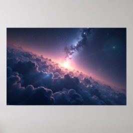8K Multiversum Horizons: Melkweg & Parallelle Dime Poster