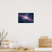 8K Multiversum Horizons: Melkweg & Parallelle Dime Poster (Keuken)