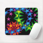 8Levendige sterren cirkels Muismat (Met muis)