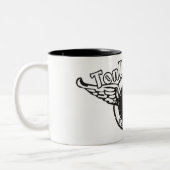 8negro alas taza tweekleurige koffiemok (Links)