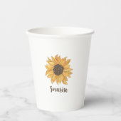 8oz Paper Cup Papieren Bekers (Voorkant)