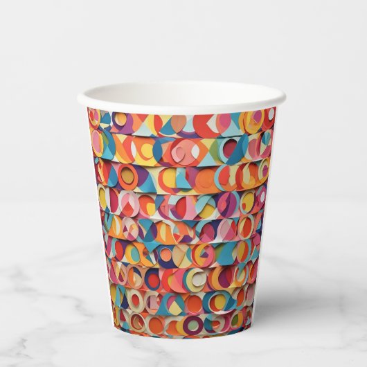 8oz Paper Cup Papieren Bekers (Voorkant)