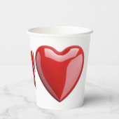 8oz Paper Cup Papieren Bekers (Achterkant)