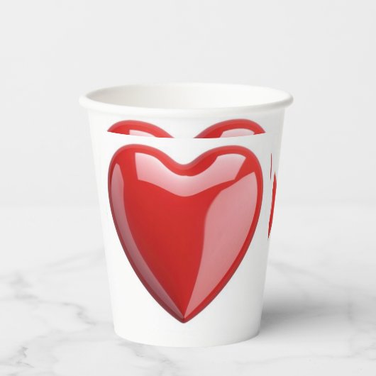 8oz Paper Cup Papieren Bekers (Voorkant)