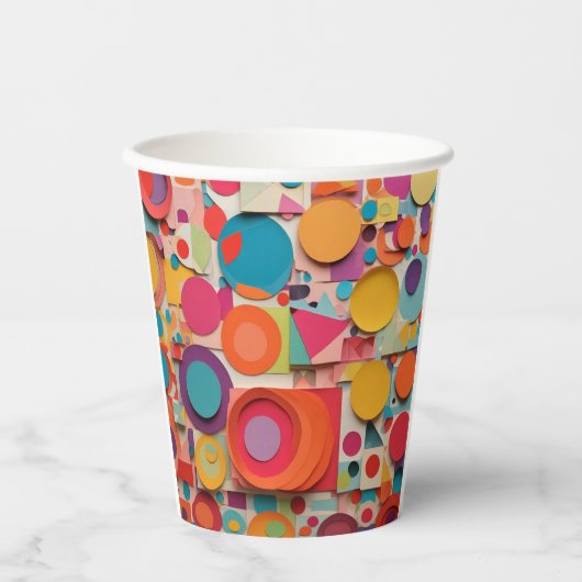 8oz Paper Cup Papieren Bekers (Voorkant)