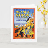 8ste Nationale Oranje toont 1918 Kaart (Gele Bloem)