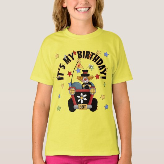 8ste verjaardag van de geboorte t-shirt (Voorkant)