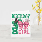 8th Birthday Girl Witch Nk Green 8 Year Old Birthd Kaart (Gele Bloem)