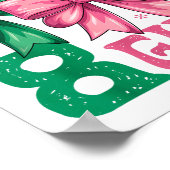 8th Birthday Girl Witch Nk Green 8 Year Old Birthd Poster (Hoek)