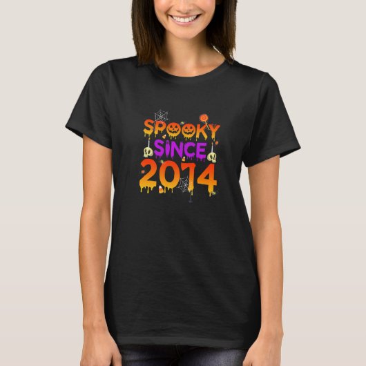 8th Birthday Halloween Spooky T-shirt (Voorkant)