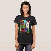 8th Grade No Prob Llama Back To School First Day 3 T-shirt (Voorkant volledig)