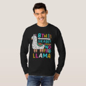 8th Grade No Prob Llama  Eighth Grader School Appa T-shirt (Voorkant volledig)