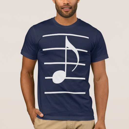 8th note t-shirt (Voorkant)