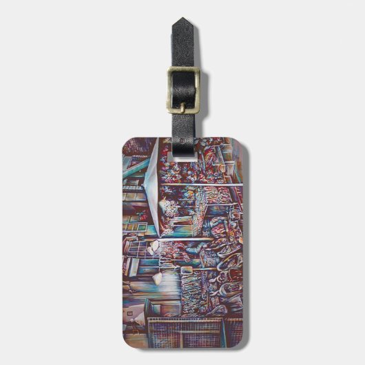 8th Street Rings Bagagelabel (Voorkant verticaal)