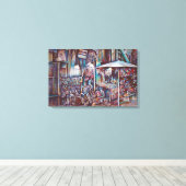 8th Street Rings Canvas Afdruk (Insitu (Houten vloer))