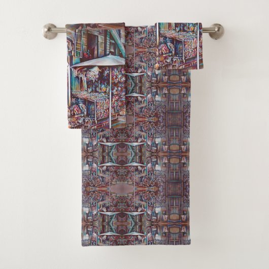 8th Street Rings, New York City Bad Handdoek (Insitu)