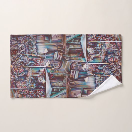 8th Street Rings, New York City Bad Handdoek (Handdoek)