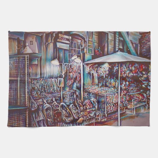 8th Street Rings Theedoek (Horizontaal)