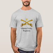 8th Virginia Cavalry Regiment T-shirt (Voorkant)