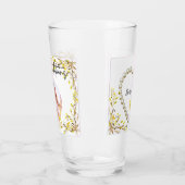 8th Wedding Anniversary Spring Flowers Photo Glas (Links)