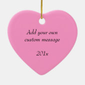 8th Wedding Jubileum Foto Keramisch Ornament (Achterkant)