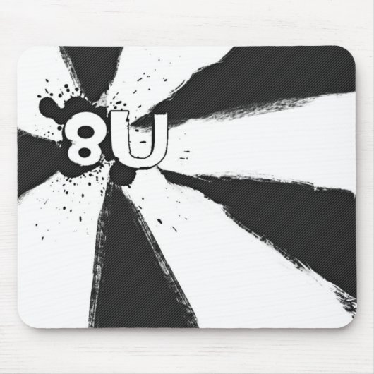 8U Mousepad: Stijl 4 Muismat (Voorkant)