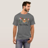8Vev Leopard Nurse Kerstkerst December N T-shirt (Voorkant volledig)
