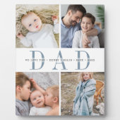 8x10 Aangepast Vaderdag Kinder fotocollage Fotoplaat (Voorkant)