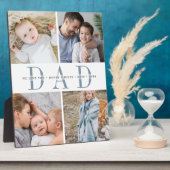 8x10 Aangepast Vaderdag Kinder fotocollage Fotoplaat (Zijkant)