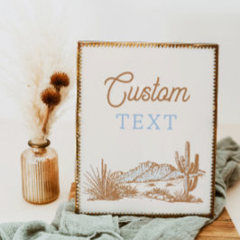 8x10 Aangepast Western teken